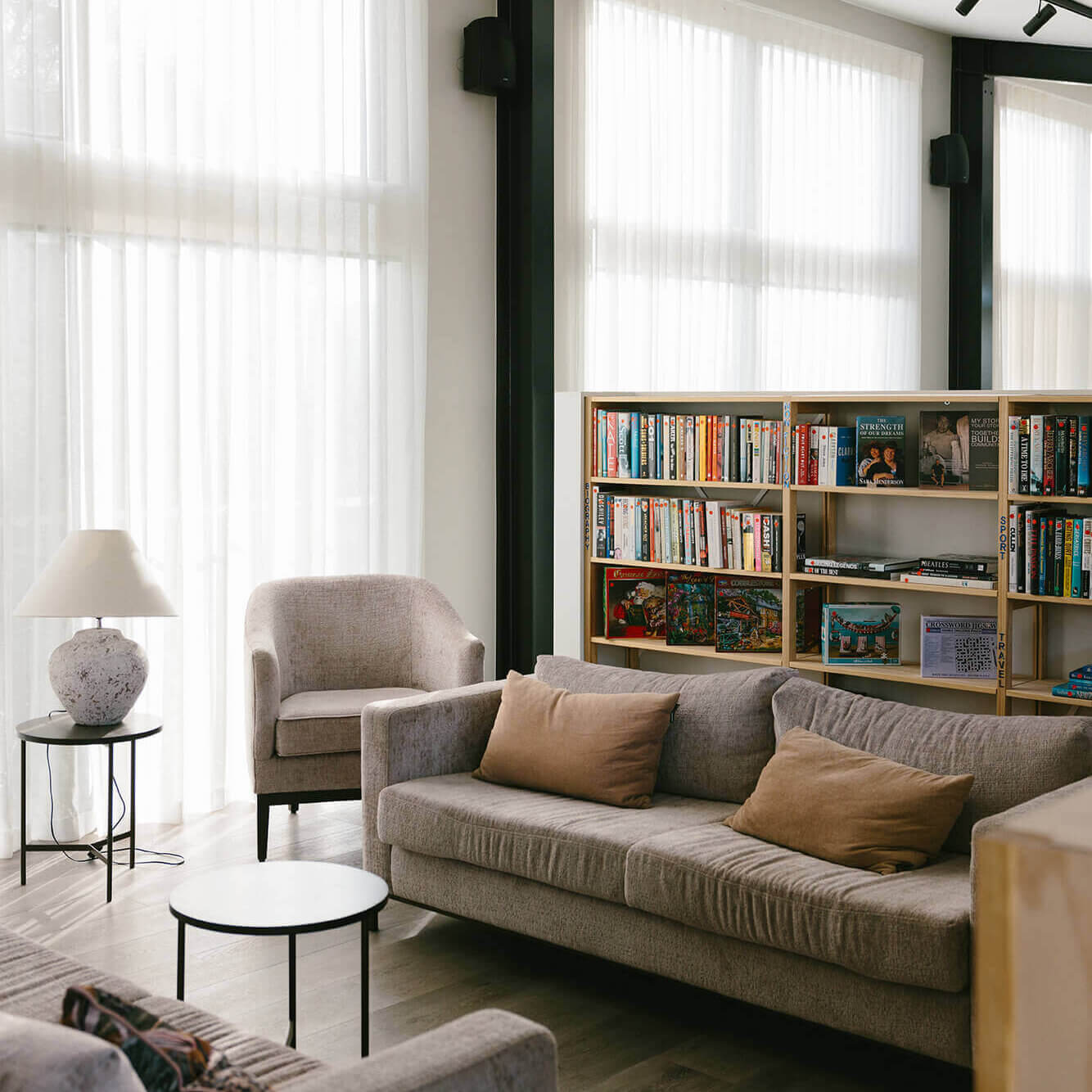 Idealistic Living Room Area for seniors