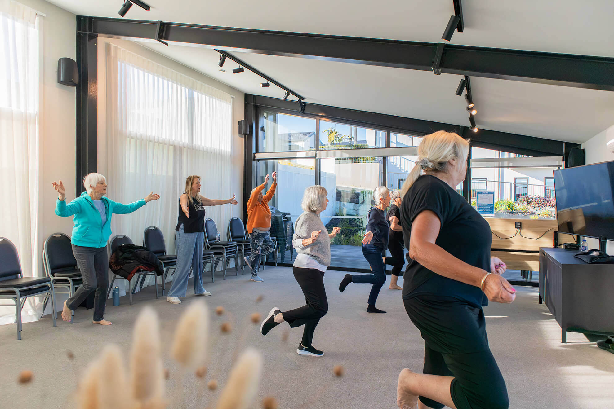 Residents led Senior Dance Class at The Botanic